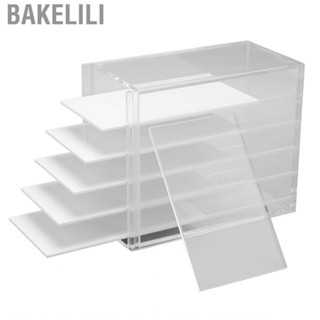 Bakelili Eyelash Storage Case Dustproof Acrylic Fake Box for Home