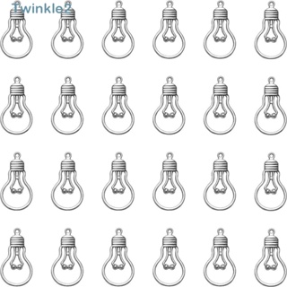 Twinkle สร้อยข้อเท้า อัลลอย ชุบเงิน สไตล์โบราณ 20*36 มม. 100 ชิ้น