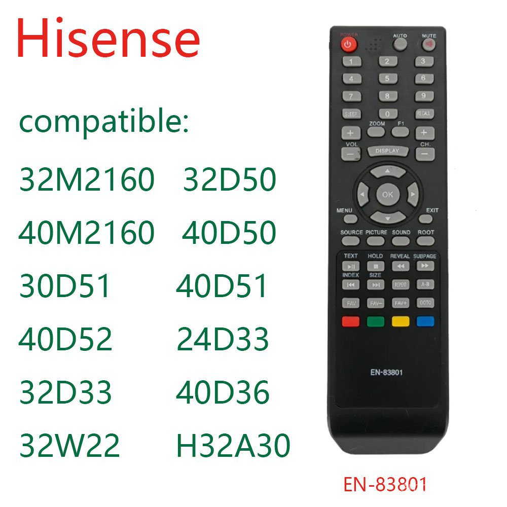 Hisense EN-83801 ใหม่ LCD LED TV HDTV รีโมทคอนโทรล Fernbedienung Hisense H32A30 Fit สําหรับรุ่น 32M2