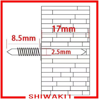 [Shiwaki1] เก้าอี้ซีเมนต์เล็บ แบบสองหัว ไร้รอยต่อ พร้อมตะปู 300 ชิ้น