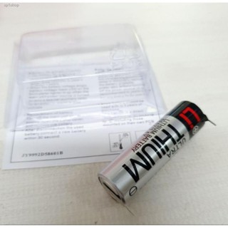 งานแท้ จัดส่งเฉพาะจุด จัดส่งในกรุงเทพฯToshiba ER6V/3.6V 2400mAh รุ่นมีขา แบตเตอรี่ลิเธียม PLC Industrial Battery