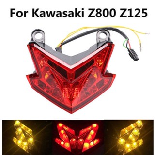 ไฟท้ายรถจักรยานยนต์ LED สําหรับ Kawasaki Z800 ZX-6R Z125