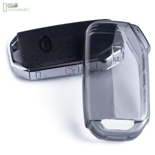 [ISHOWMAL-TH]Key Case For Sorento K3 K5 K8 Key Fob Transparent Black CRYSTAL CLEAR Case Cover-New In 9-