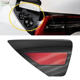 [ISHOWMAL-TH]Premium Quality Left Driver Side Charge Door Cover Reflector for Tesla Model 3 Y-New In 9-