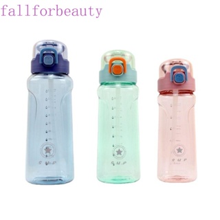 Fallforbeauty ขวดน้ําดื่ม ขนาดใหญ่ 600 มล. 800 มล. แบบพกพา กันรั่ว สําหรับตั้งแคมป์ เล่นกีฬา ท่องเที่ยว