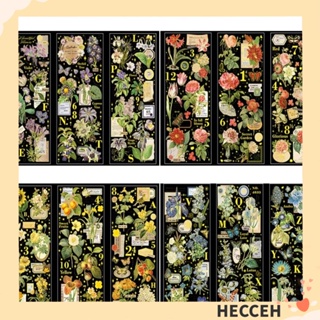 Hecceh สติกเกอร์โฮโลแกรม PET หลากสี 24 แผ่น DIY