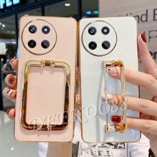 ใหม่ เคสโทรศัพท์มือถือนิ่ม ป้องกันกล้อง พร้อมขาตั้งโลหะ สําหรับ Realme11 RealmeC51 Realme 11 C51 NFC 4G 5G 2023