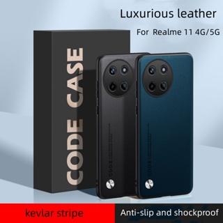 เคสโทรศัพท์หนัง PU นิ่ม TPU กันกระแทก พรีเมี่ยม สําหรับ Realme 11 4G 5G Realme 11 Pro Plus