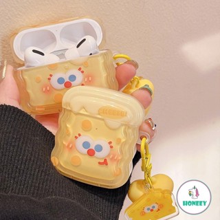 เคสหูฟังบลูทูธ ซิลิโคนนิ่ม ลายคลื่นชีส สําหรับ Apple AirPods 1 2 pro รุ่นที่ 3