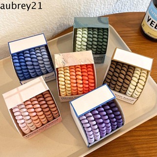 Aubrey1 ยางรัดผม สีโมแรนดี้ เข้ากับทุกการแต่งกาย สําหรับผู้หญิง