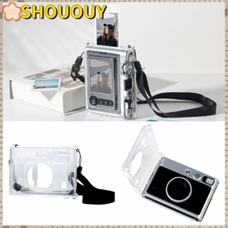 Shououy ฝาครอบป้องกันกล้อง แบบใส แฟชั่น สําหรับ Instax MiniEVO