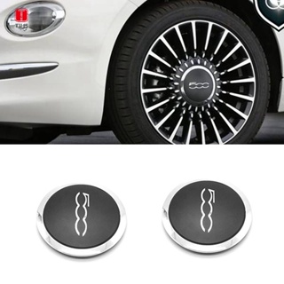 ฝาครอบดุมล้อ กันฝุ่น สําหรับ Fiat 500 Abarth Wheels Centre Hub Caps 2 ชิ้น 51884863 133 มม.