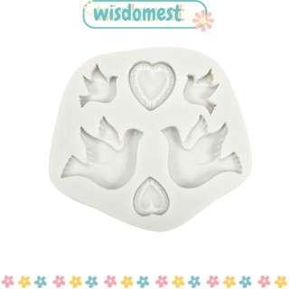 WISDOMEST สบู่ดินน้ํามัน รูปนกพิราบ 3D แฮนด์เมด สําหรับวันวาเลนไทน์