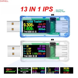 Darnell เครื่องทดสอบแรงดันไฟฟ้า USB 13 in 1