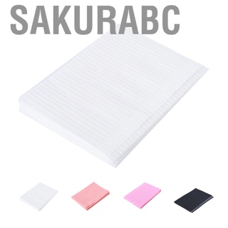 Sakurabc 125pcs Disposable Tablecloth Simple Practical  Leakproof Table Cover for Nail Eyelash Salon