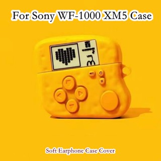 【จัดส่งรวดเร็ว】เคสหูฟัง แบบนิ่ม ลายการ์ตูน สําหรับ Sony WF-1000 XM5 WF-1000 XM5