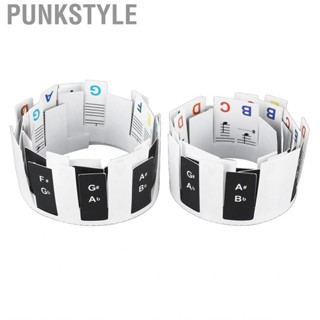 Punkstyle Note Labels Removable 88 Key for Beginner