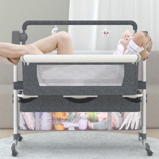  DreamCradle เปลเด็กแบบพกพาปรับความสูงด้วยไฟฟ้า 5 โหมดการไกว เพลงผ่อนคลาย เตียงเด็กแบบพกพาพับได้สำหรับการเดินทาง