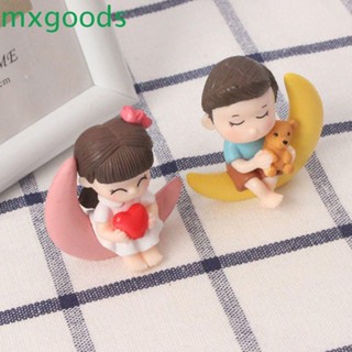 Mxgoods ฟิกเกอร์ตกแต่งโต๊ะ 2 ชิ้น/ชุด สําหรับบอนไซ