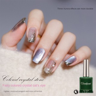 Vendeeni Winter Cat&amp;#39;s Eye Chameleon Nail Polish Set Delicate Texture Colorchangeing Aurora Polish Nail Art Shop 【elle20181_th】