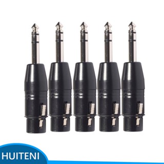 อะแดปเตอร์เสียงสเตอริโอ 1/2/3/5 3 Pin XLR Female to 6 35 มม. TRS Male