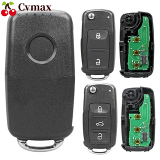 Cvmax รีโมตกุญแจ 2/3 ปุ่ม ชิป ID48 433MHz สําหรับรถยนต์ Skoda Seat Jetta Beetle VW