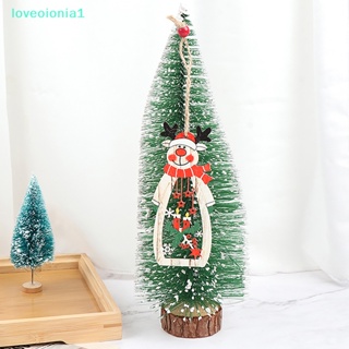 【loveoionia1】จี้ไม้แขวนต้นคริสต์มาส สําหรับตกแต่งบ้าน เทศกาลปีใหม่ DIY 【IA】