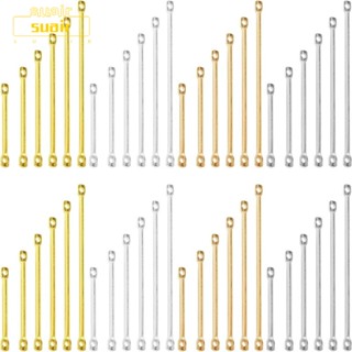 Suair อุปกรณ์เชื่อมต่อทองเหลือง สีทอง สีเงิน สําหรับทําเครื่องประดับ