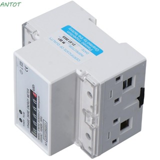 Antot เครื่องวัดพลังงานไฟฟ้า ABS 4P 10-40A 220V 4P เฟสเดียว ทนทาน สําหรับช่างไฟฟ้า