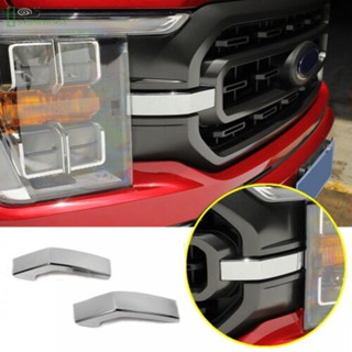 [ISHOWMAL-TH]Grille Cover Trim Headlight Left Parts Replacements Right ABS Accessories-New In 9-