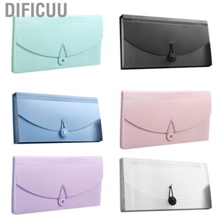 Dificuu Expanding File Folder  Buckle Design Elegance Prevents Slipping Accordian 13 Pockets for VAT Invoice