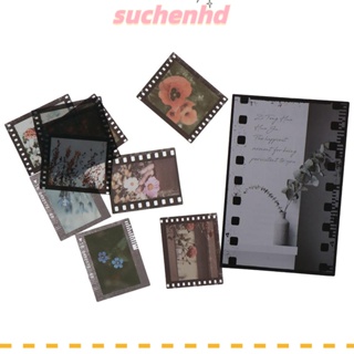 Suchenhd สติกเกอร์ฟิล์ม PET หลากสี สําหรับติดตกแต่งสมุดภาพ DIY 180 ชิ้น