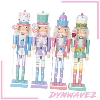 [Dynwave2] ฟิกเกอร์แครกเกอร์ Nutcracker ของขวัญคริสต์มาส สําหรับปาร์ตี้ 4 ชิ้น