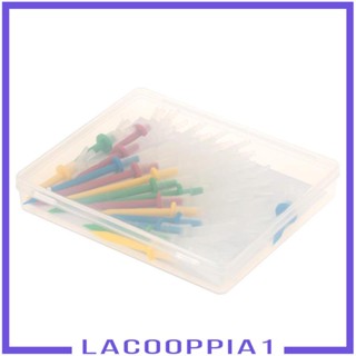 [Lacooppia1] ที่ตั้งลูกกอล์ฟ 4 ขนาด ทนทาน หลากสี 16 ชิ้น ต่อชุด