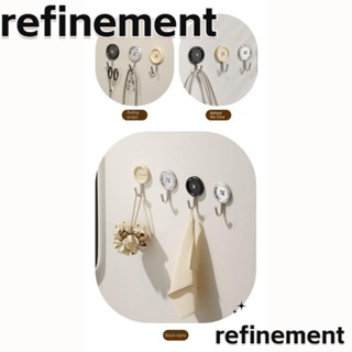 Refinement ตะขอแขวนกระเป๋า ติดผนัง หลากสี ติดตั้งง่าย ทนทาน 12 ชิ้น สําหรับประตูทางเข้า ห้องน้ํา ห้องครัว