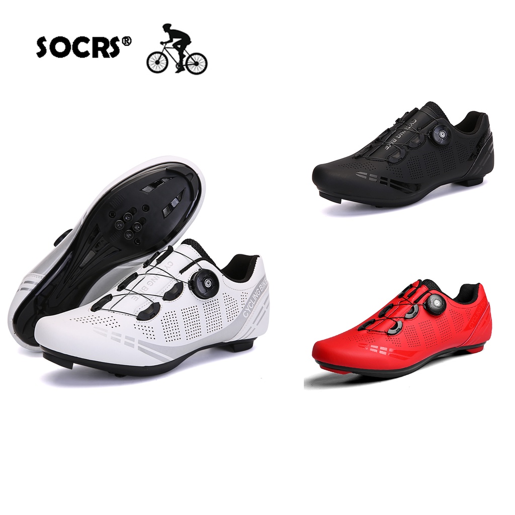 SOCRS Professional รองเท้าขี่จักรยาน RB Speed รองเท้าล็อค SPD รองเท้าจักรยาน MTB จักรยานเสือหมอบขนาดใหญ่ 37-47
