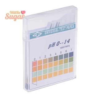 [WillBesugarT] แถบกระดาษลิตมัสทดสอบค่า PH 0-14 100 ชิ้น [ใหม่]