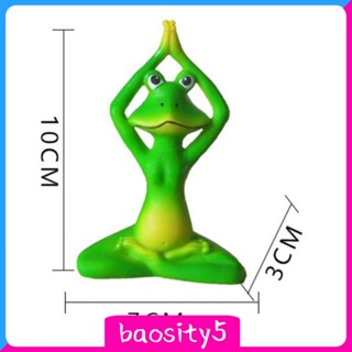 [Baosity5] รูปปั้นกบโยคะเรซิ่น อเนกประสงค์ สําหรับตกแต่งบ้าน สวน