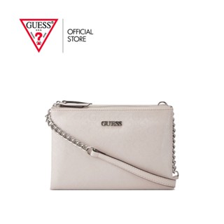 GUESS กระเป๋าสะพาย รุ่น SA872976 MCCLAIN MINI DBL ZIP CROSSBODY สีชมพู