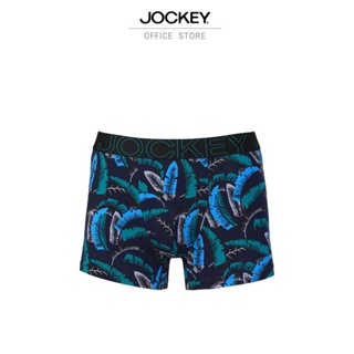 JOCKEY UNDERWEAR กางเกงในชาย PRINTING รุ่น KU 1870D TRUNKS สีน้ำเงิน กางเกงใน กกน ชุดชั้นในชาย