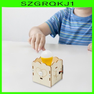 [szgrqkj1] ชุดของเล่นตัวต่อไม้ รูปร่างกายมนุษย์ 3D DIY สําหรับเด็ก