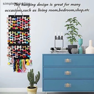 [simplehomeline] ใหม่ ที่เก็บกิ๊บติดผม รูปโบว์ ขนาดใหญ่ ประหยัดพื้นที่ สําหรับแขวนตกแต่งผนังห้อง