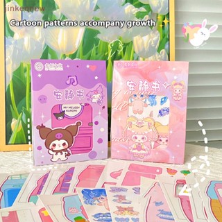 Jkth สติกเกอร์ ลายการ์ตูนน่ารัก Kawali Sanrio Kuromi เสียงเงียบ แฮนด์เมด DIY ของเล่นสําหรับเด็ก