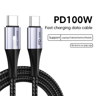 Pd สายชาร์จ USB C เป็น Type C 100W ชาร์จเร็ว สําหรับ Xiaomi Redmi Note 12 Pro Turbo Sa-ms-ung S-23 Ultra