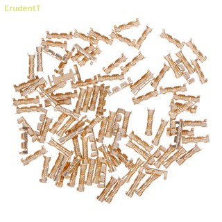 [ErudentT] ชุดขั้วต่อสายไฟทองแดง ทองเหลือง 0.5-1.5 มม.2 100 ชิ้น [ใหม่]