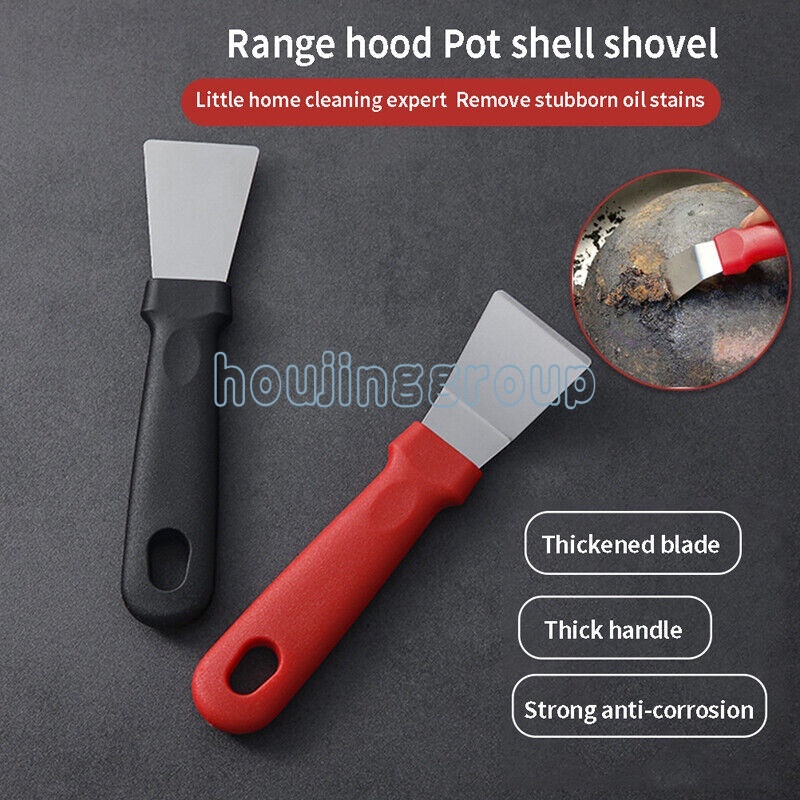 ที่ขูดทําความสะอาดหม้อ ก้นมีด คราบน้ํามัน คราบดํา เครื่องมือทําความสะอาดสิ่งสกปรก พลั่วสเตนเลส ทําความสะอาด ที่ขูดน้ําแข็ง - รูปที่ 4