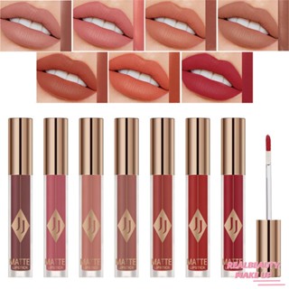 JOLLYJOJO Matte Lip Glaze ลิปสติกเนื้อแมทกำมะหยี่ Long Lasting Moisturizing Lip Gloss Highcolor Lip Glaze Rich Velvet Lip Gloss การแต่งหน้าระยะยาวถือ Air Lip Glaze [realbeauty]