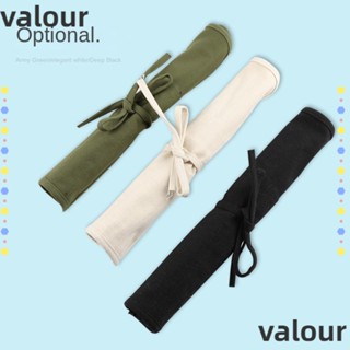 Valour กระเป๋าผ้าแคนวาส ทรงสี่เหลี่ยมผืนผ้า สําหรับใส่แปรงทาสีน้ํามัน สีน้ํา ​กระเป๋าวาดภาพ