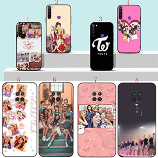 เคสโทรศัพท์มือถือนิ่ม พิมพ์ลาย TWICE K POP สีดํา สําหรับ Redmi 9 6A 7A 8A 9A 9C H20