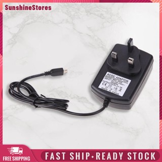 ❤Sunshinestores✪  Uk AC to DC 5V 3A Micro USB อะแดปเตอร์พาวเวอร์ซัพพลาย สําหรับ Windows Android Tablet